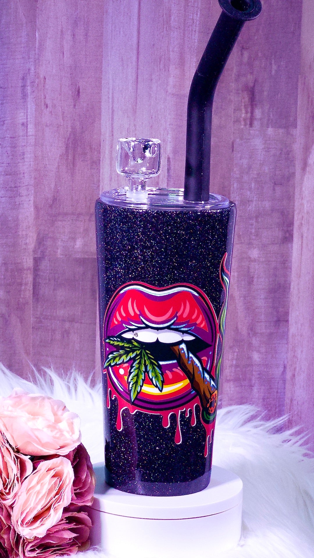 Lipz Glitter Tumbler