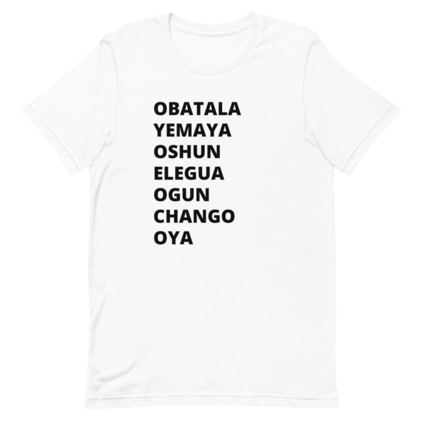 7 African Powers Tee- Santeria Ifa Shirt, Religious Tee, Orisha Shirt, African Religion Clothing