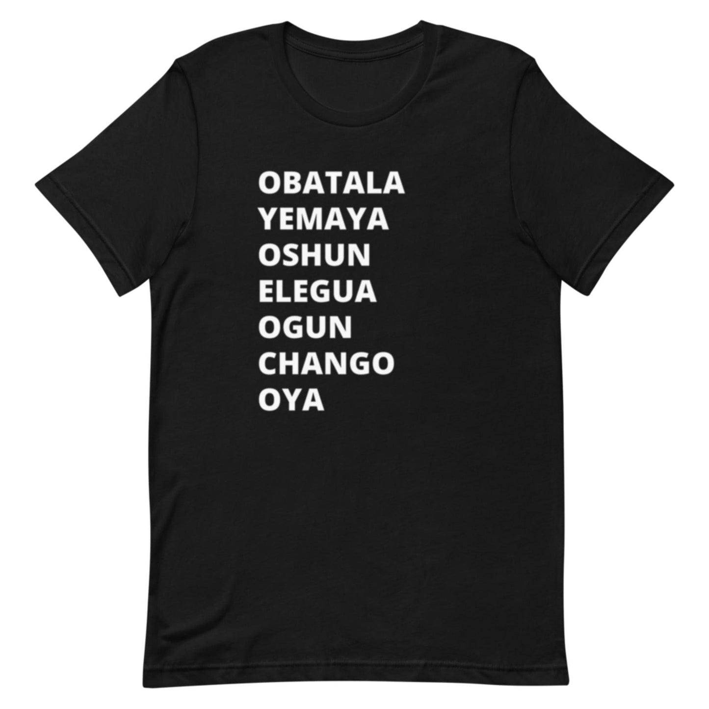 7 African Powers Tee- Santeria Ifa Shirt, Religious Tee, Orisha Shirt, African Religion Clothing