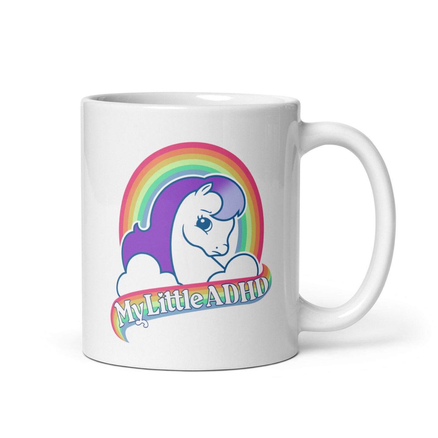 My Little ADHD Mug; Mental Health Mug, Therapy Mug, Trauma Mug, Mental Health Matters, Depression Mug