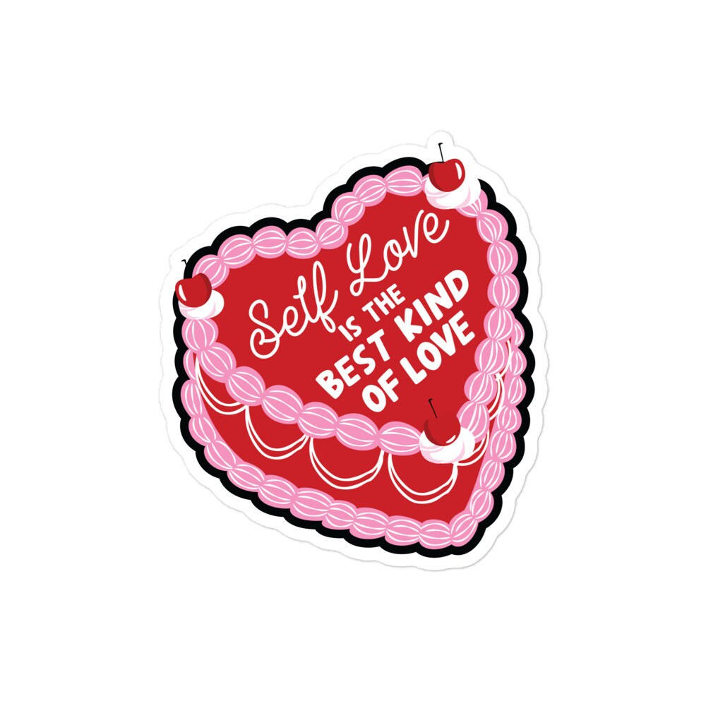 Self Love Cake Sticker