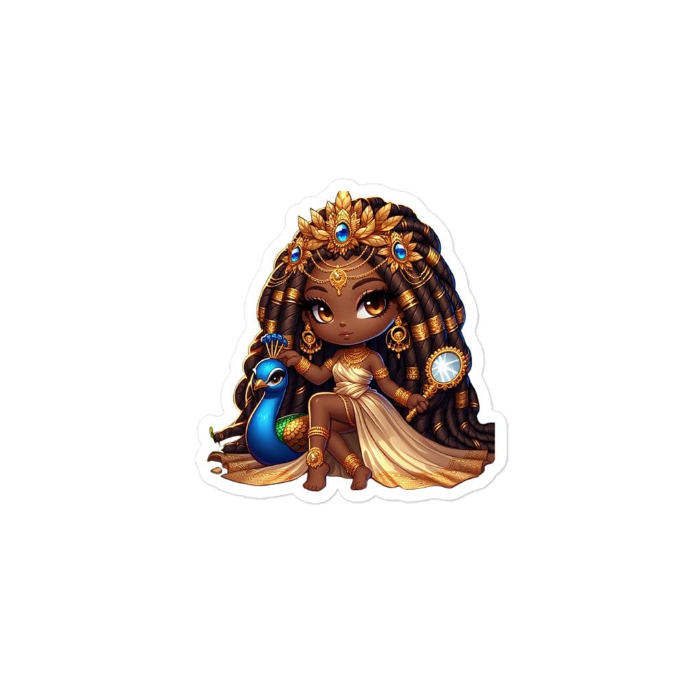Oshun Chibi Orisha Sticker