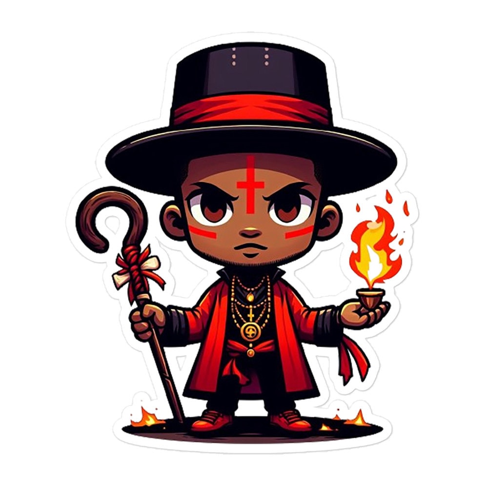 Elegua Chibi Orisha Sticker