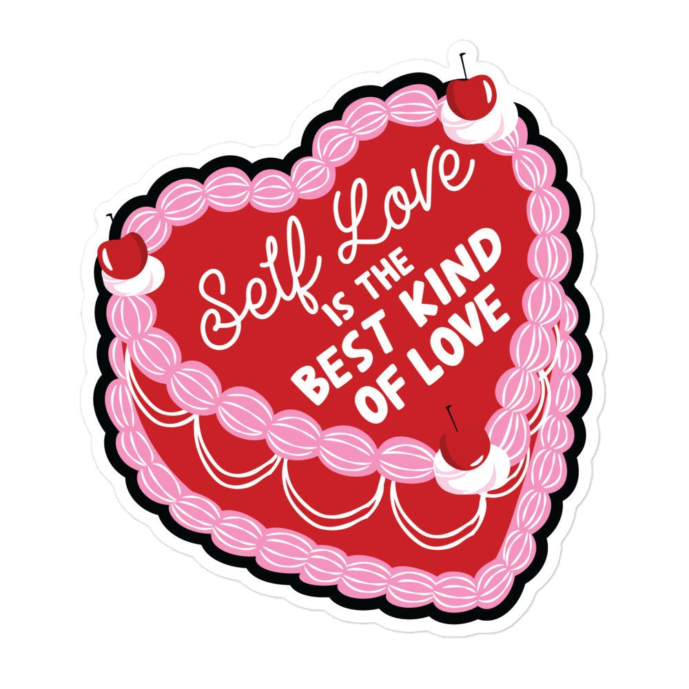 Self Love Cake Sticker