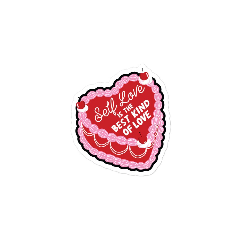 Self Love Cake Sticker