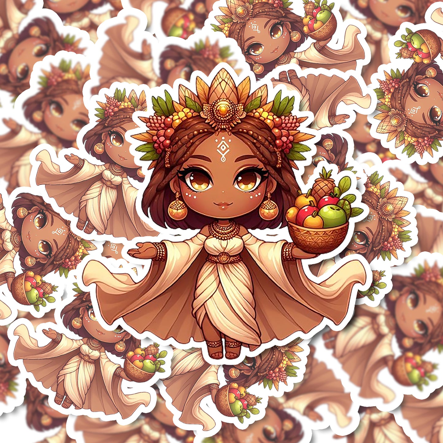 Asase Ya Ghanaian Earth Mother Sticker