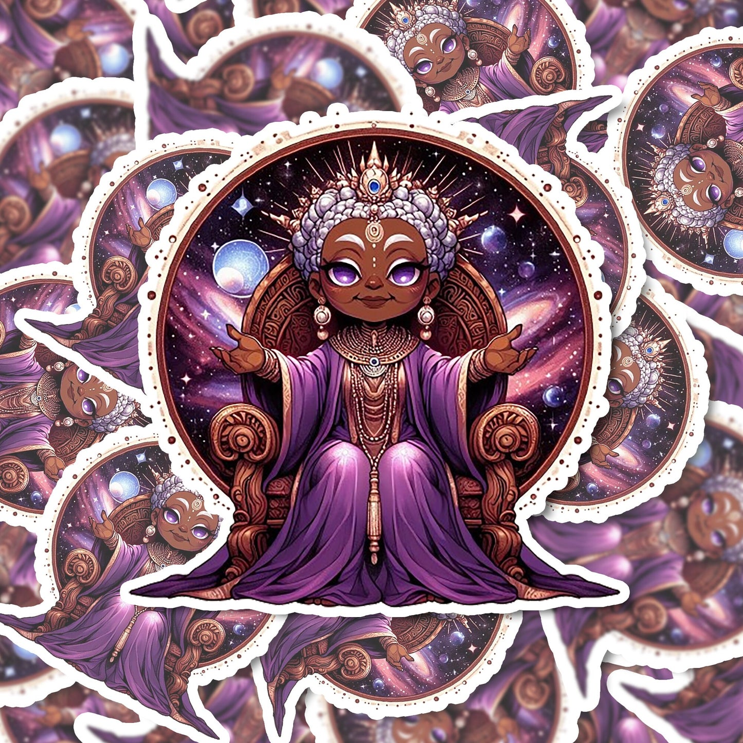 Nana Buluku Chibi Orisha Sticker