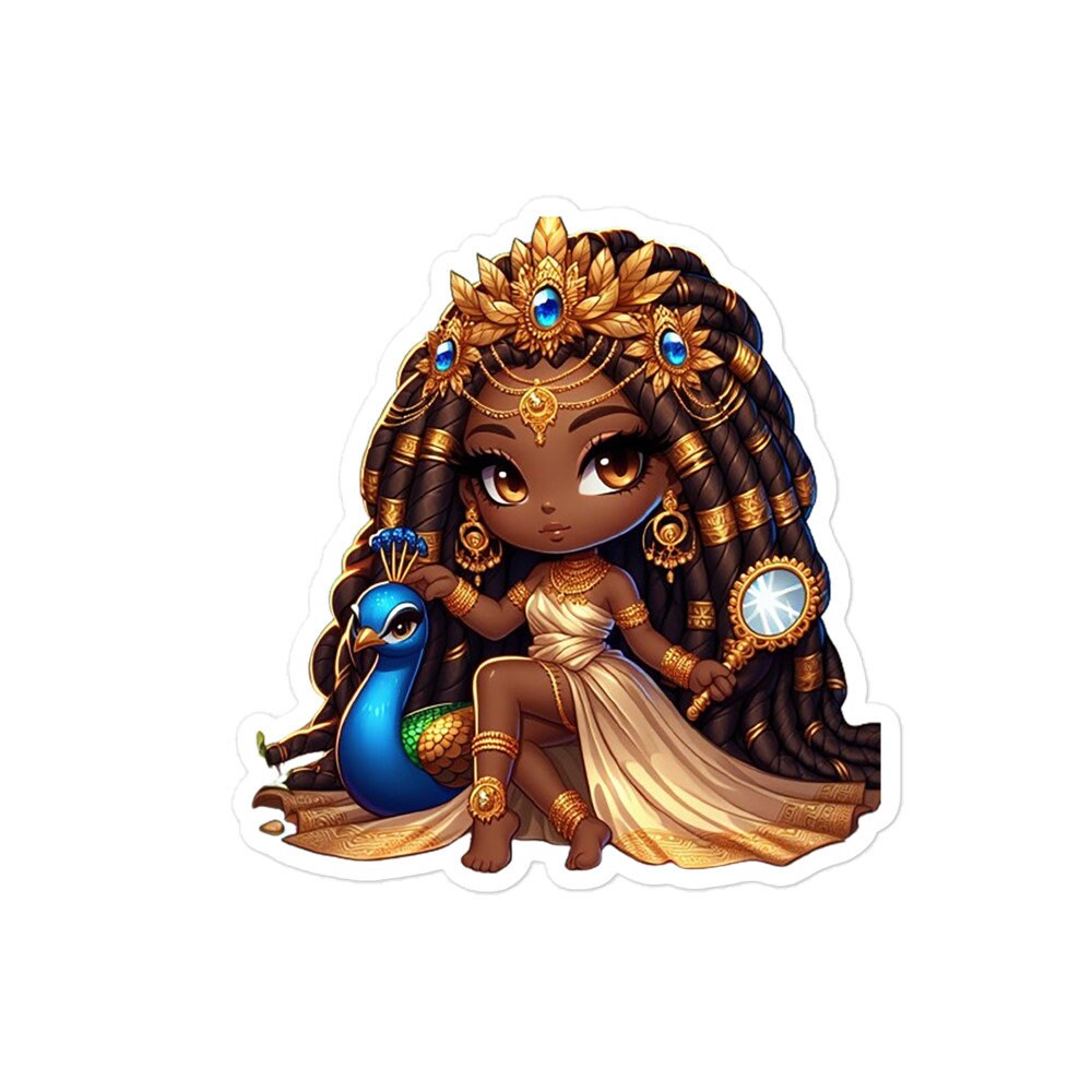 Oshun Chibi Orisha Sticker