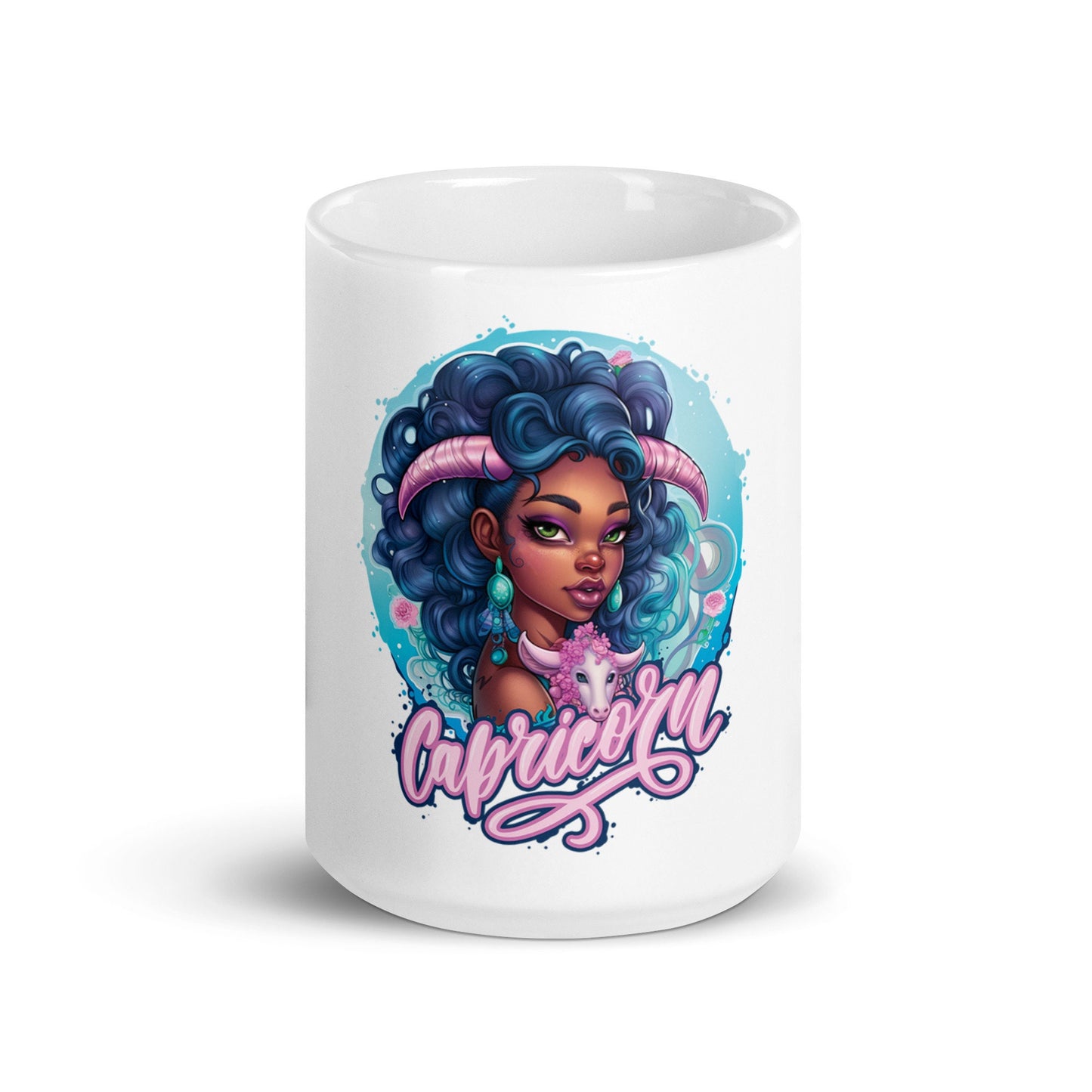 Capricorn Zodiac Mug, Black Girl Gift, Astrology Coffee Cup, African American Woman, Horoscope Gift Zodiac Mug,