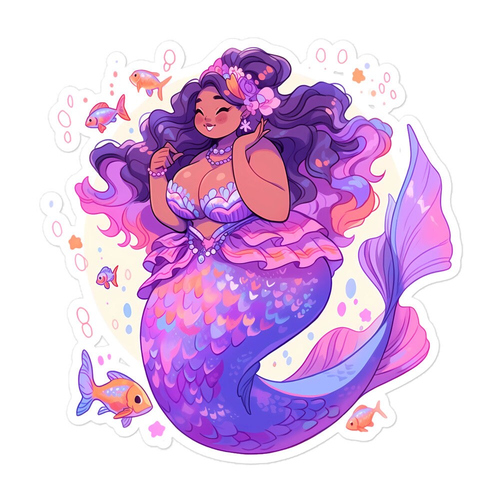Lizzo Mermaid Sticker