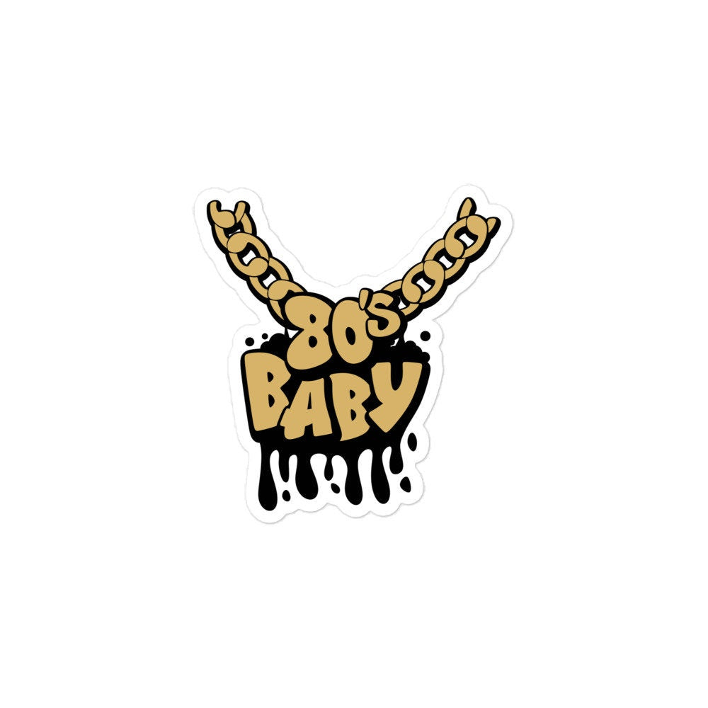 80s Baby Sticker