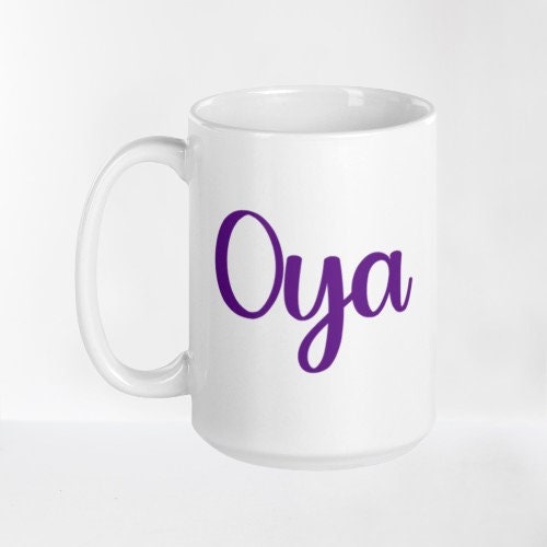 Oya Orisha Mug Orisha Collection, Religious Gift