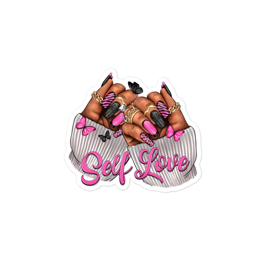 Self Love Nail Sticker