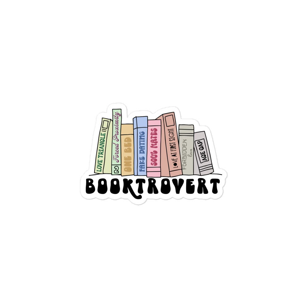 Booktrovert Sticker