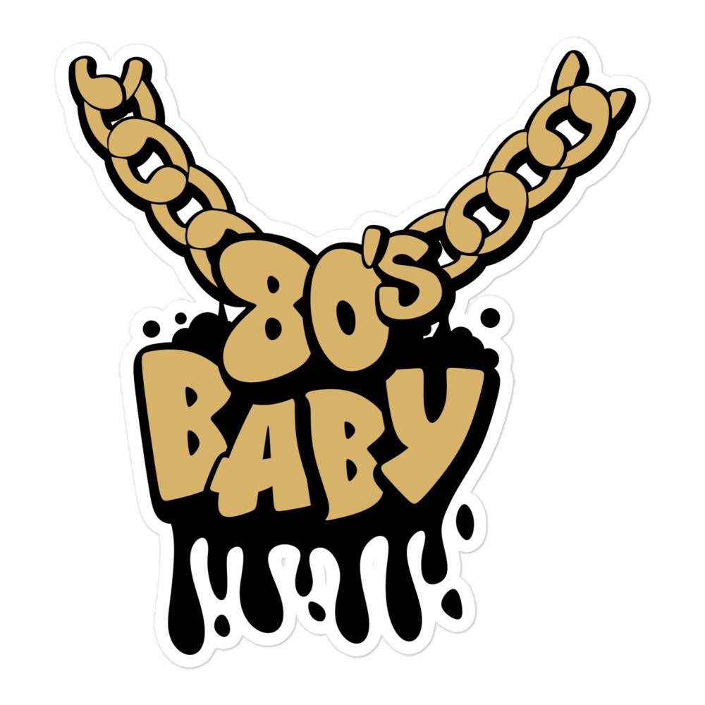 80s Baby Sticker