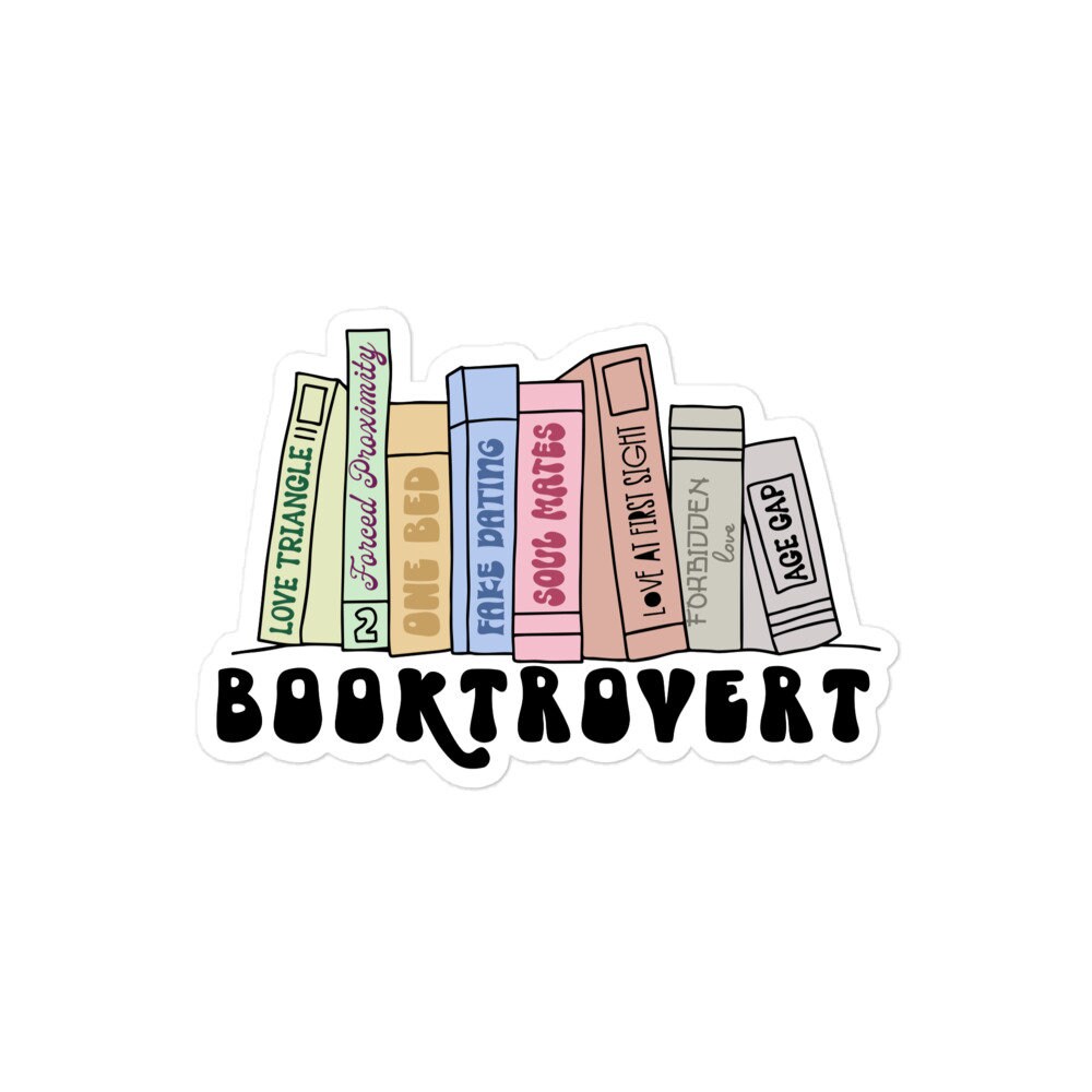 Booktrovert Sticker