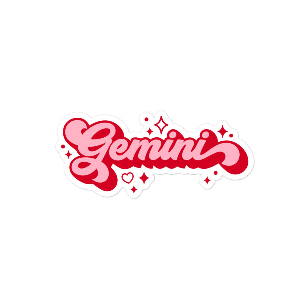Gemini Name Zodiac Sticker