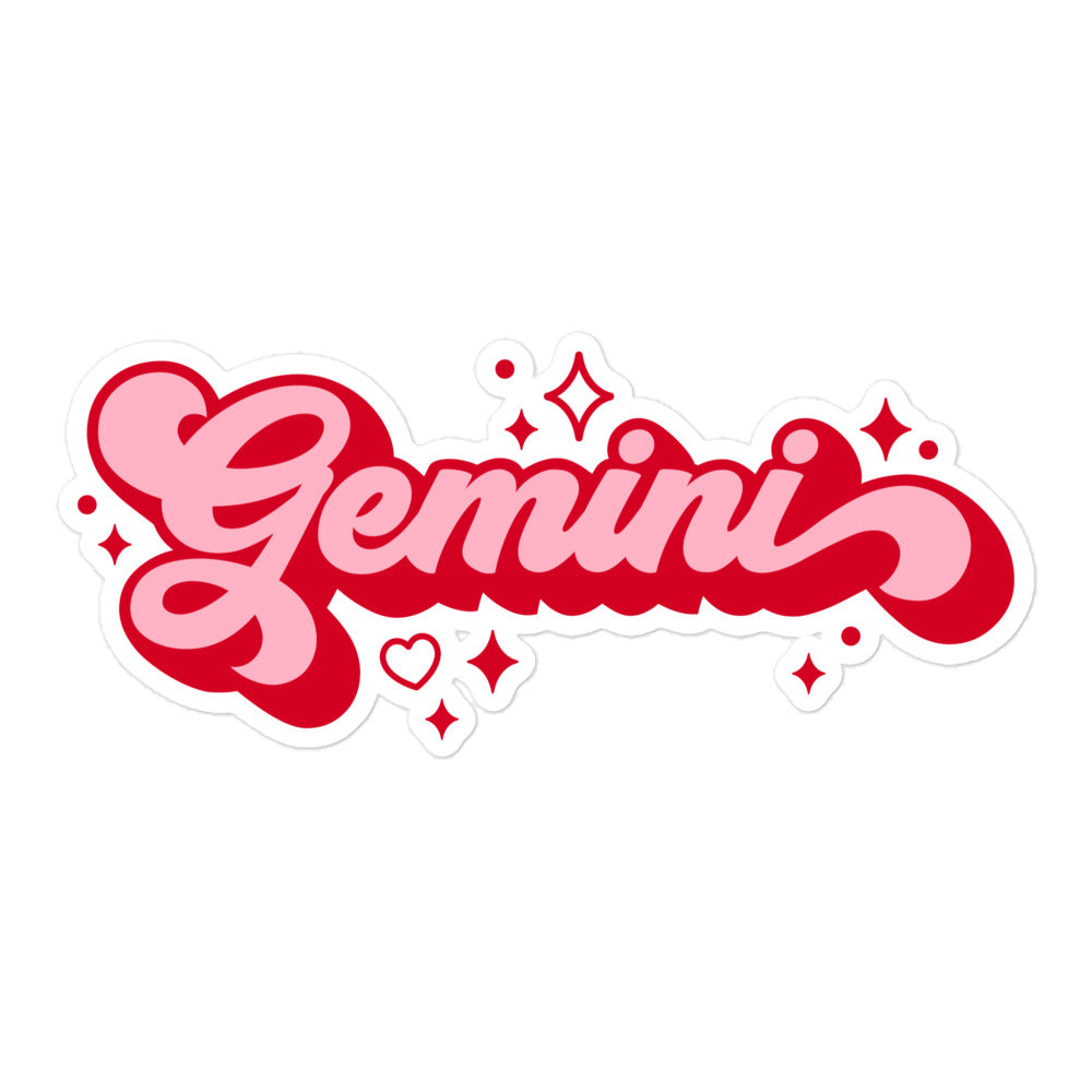 Gemini Name Zodiac Sticker
