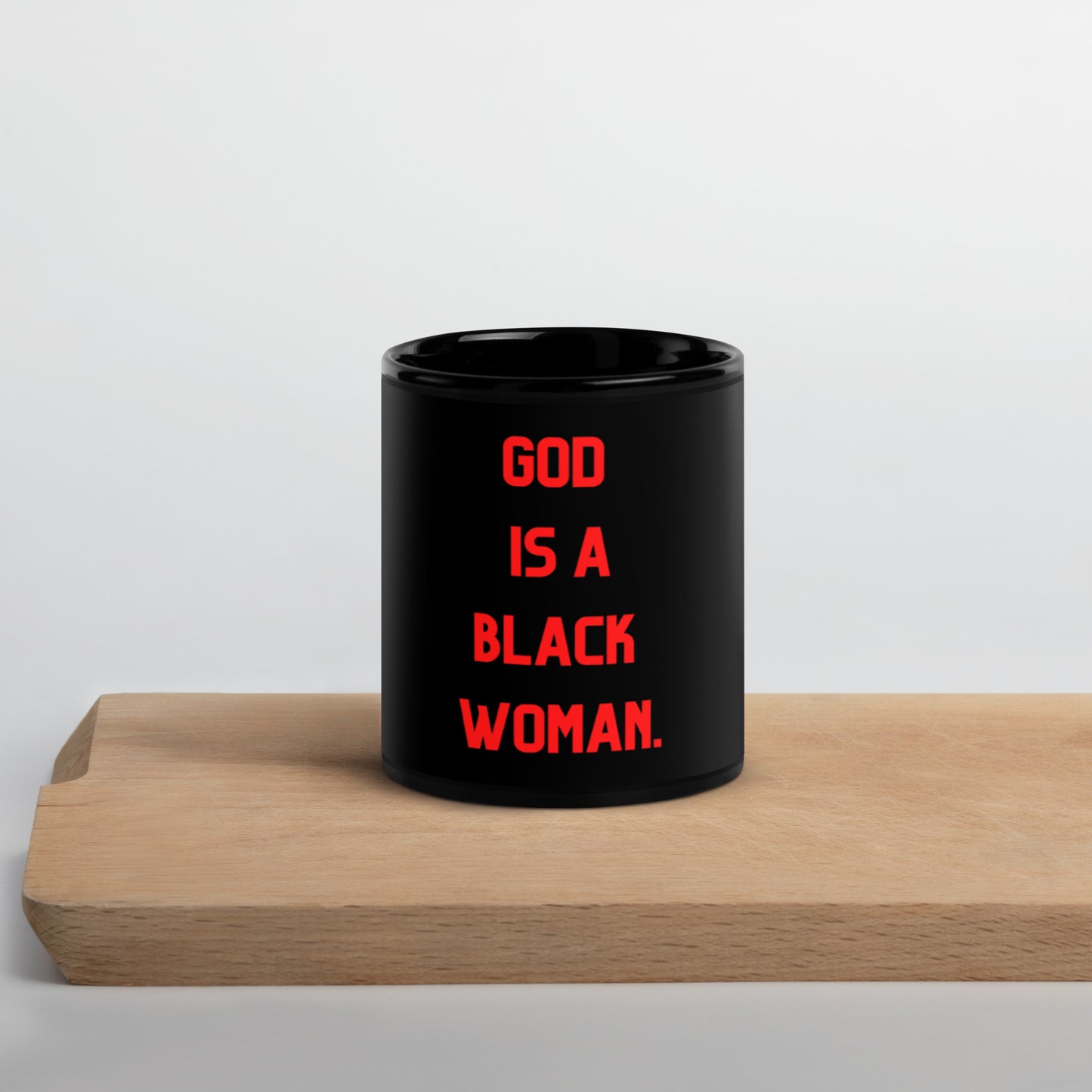 God Is a Black Woman Glossy Mug