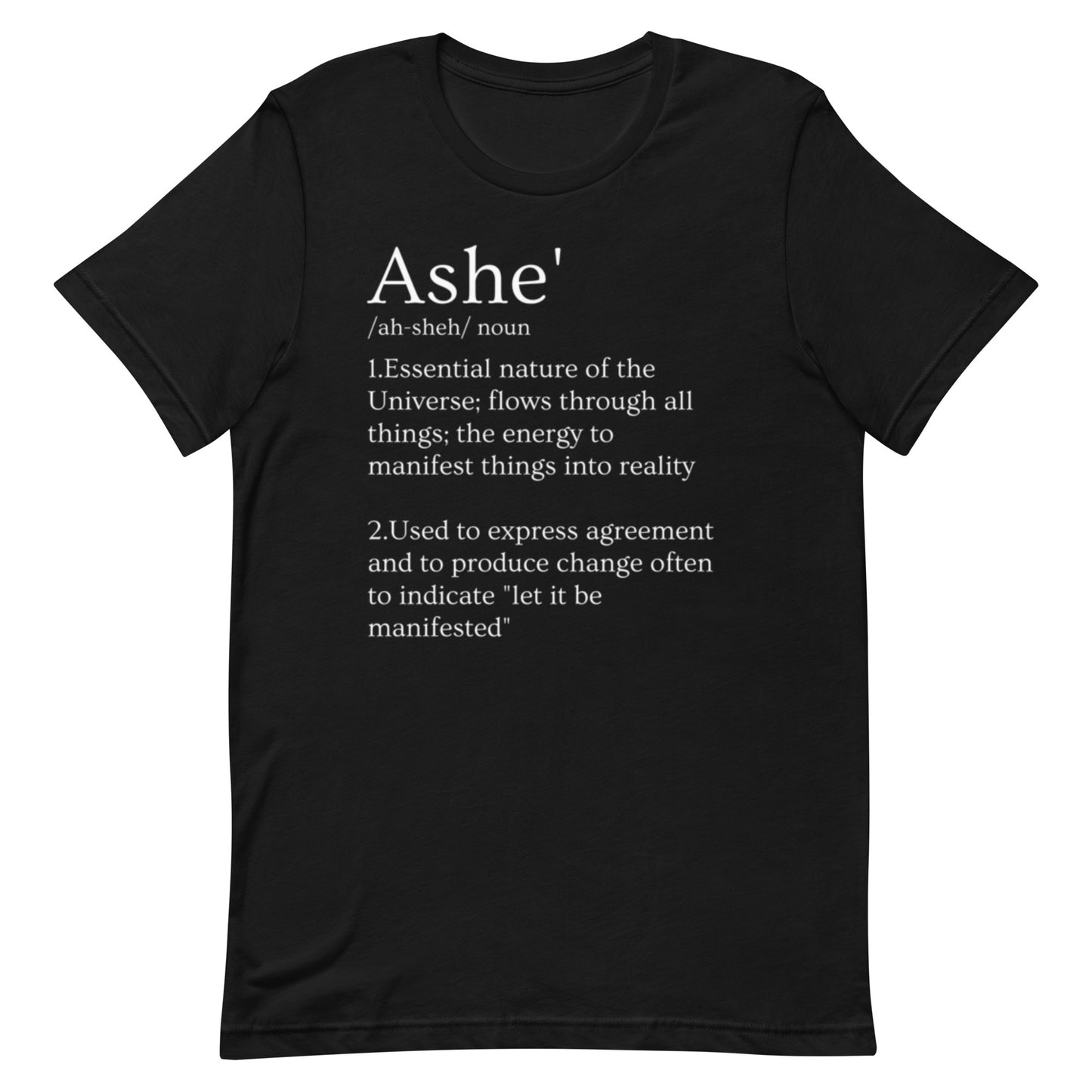 Ashe' Definition T-shirt