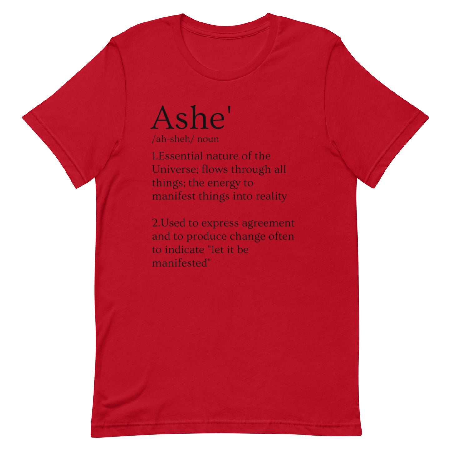 Ashe' Definition T-shirt