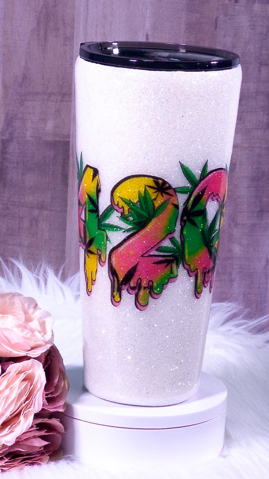 Drip 420 Glitter Tumbler