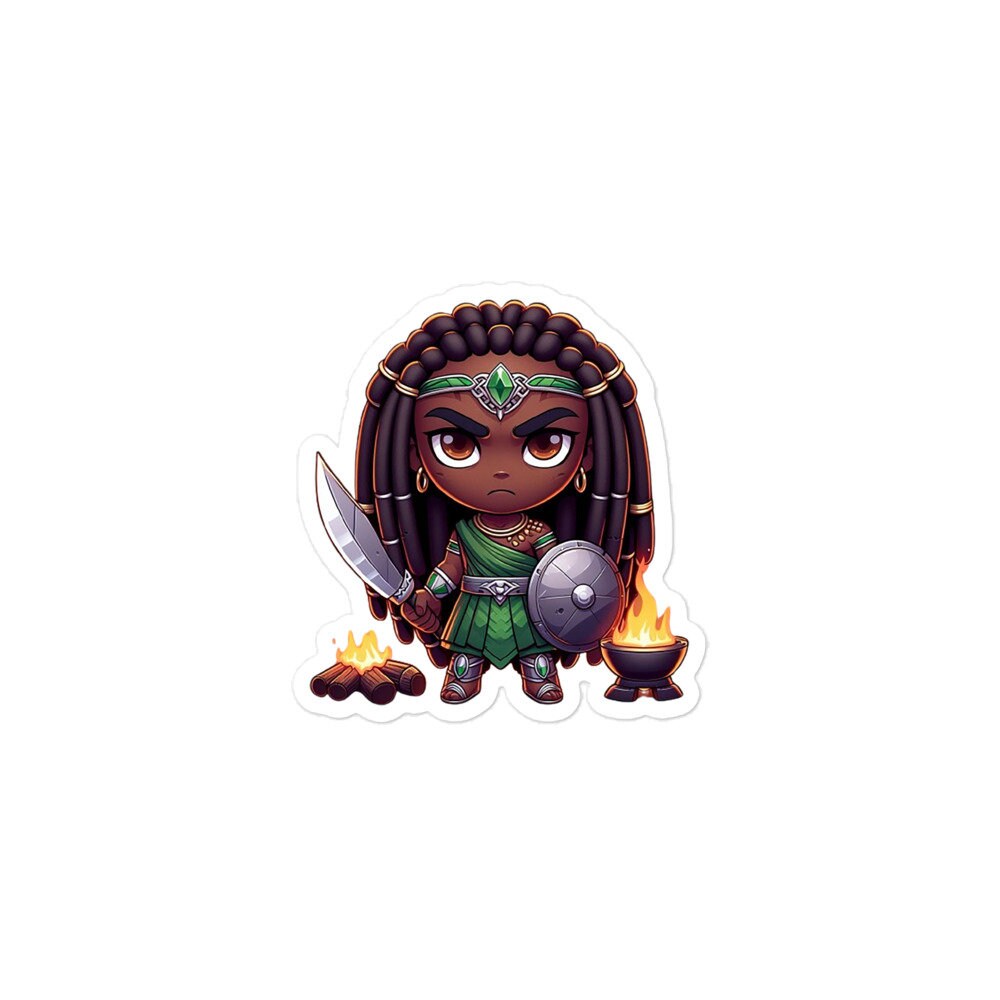 Ogun Chibi Orisha Sticker