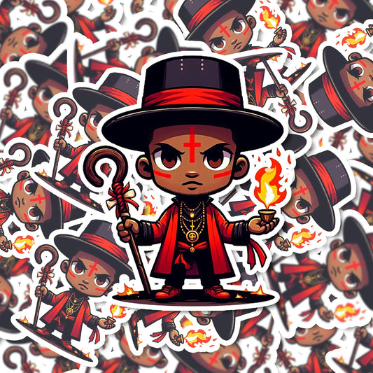 Elegua Chibi Orisha Sticker