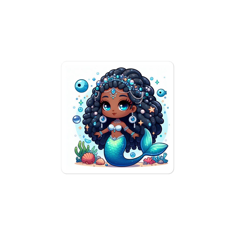 Yemaya Chibi Orisha Sticker