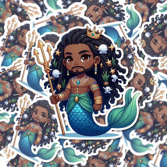 Okolun Chibi Orisha Sticker