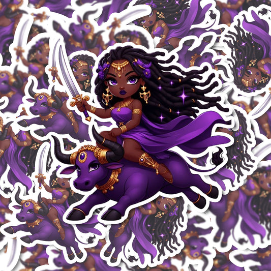 Oya Chibi Orisha Sticker