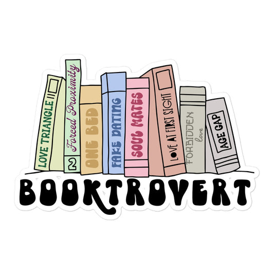 Booktrovert Sticker