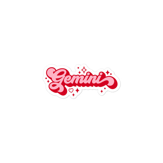 Gemini Name Zodiac Sticker