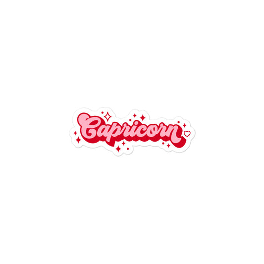 Capricorn Name Sticker