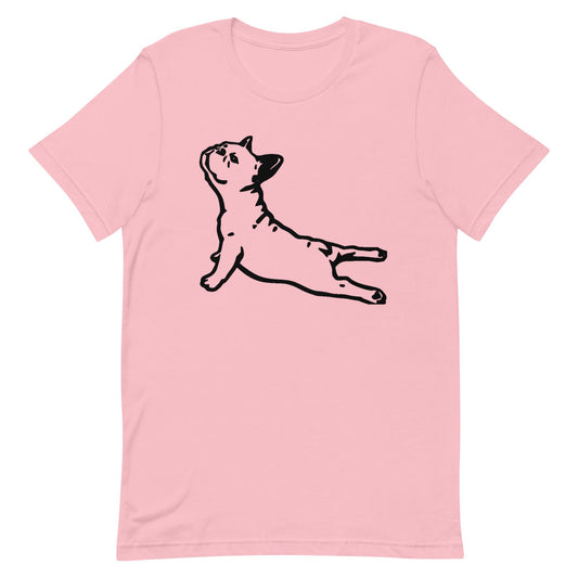 Frenchie Yoga T-shirt