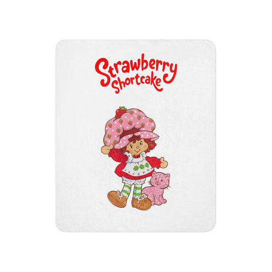 Strawberry Shortcake Sherpa Blanket